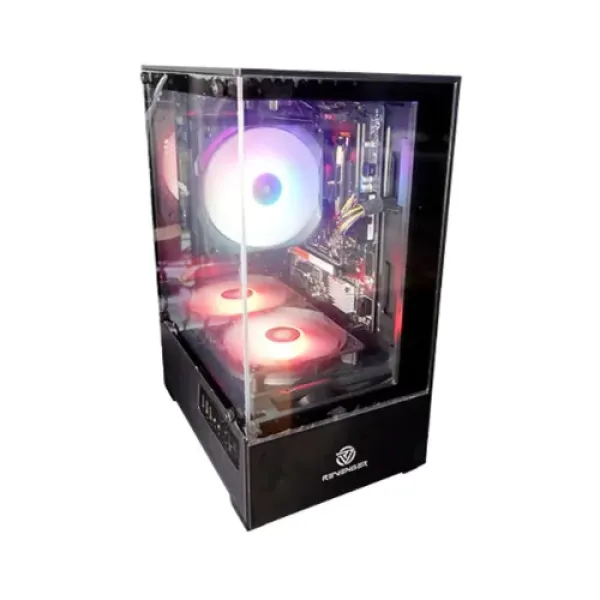 Revenger Ice Cool Mini Tower Black Micro-ATX Gaming Desktop Casing